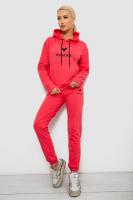 Спортивний костюм жіночий двонитка  уцінка, колір кораловий, 214R1419-007-U-34