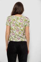 Блуза жіноча з принтом, колір молочний, 230R1505