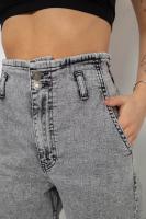 Джинси жіночі Mom-fit, колір сірий, 244R1640S20