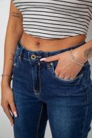 Джинси жіночі однотонні Skinny, колір синій, 244RNL2040
