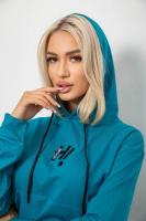 Спортивний костюм жіночий двонитка, колір бірюзовий, 214R1419-003