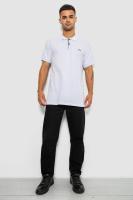 Поло чоловіче однотонне, колір білий, 244R465-5
