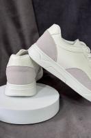 Кеди чоловічі, колір біло-сірий, 248RR128-7R