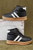 Кросівки жіночі демісезонні, колір чорно-білий, 248RSD20-3