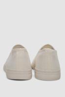 Кеди з тканини  -уцінка, колір білий, 248RLX01-U-88